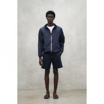 Indigo Blue Men's Zip Hooded Ecoalf Jacket