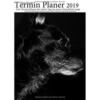 Termin Planer 2019 mit Hundefotos für jeden Tag