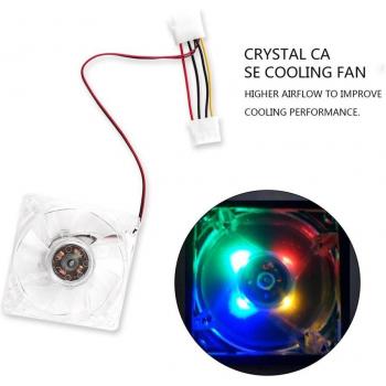 Blue Glow 80mm Silent Fan for PCs