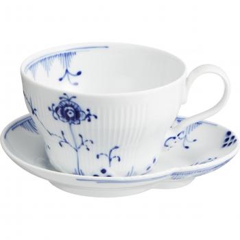 Royal Copenhagen Blue Elements 260ml Cocktail Cup & Saucer – Bridal Gift