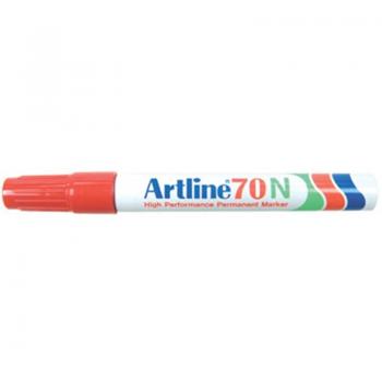 Marqueur permanent Artline 70, rouge, pointe ronde