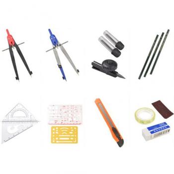 Complete Compass and Ruler Set