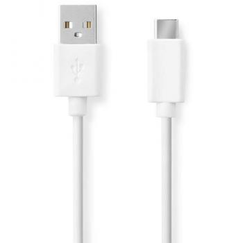Nedis USB‑C to USB‑A 60W Power Delivery Cable – 1.00 m, Round PVC