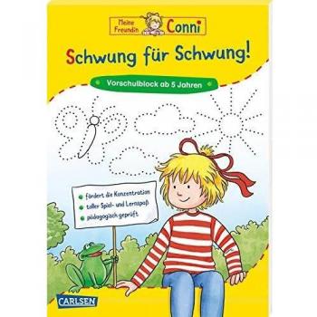 Conni Gelbe Reihe (Beschäftigungsbuch): Schwung für Schwung. Vorübungen zum Schreiben: Kinderbeschäftigung ab 5