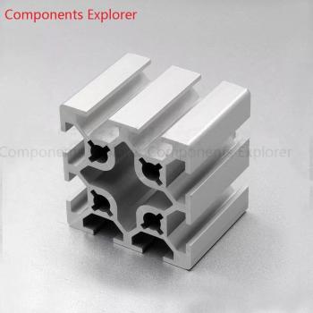 5050H 1000mm Aluminum Extrusion Profile, Silver Color