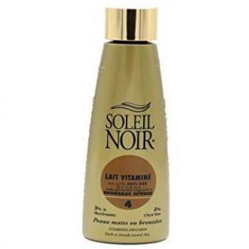 Soleil Noir Lait Vitaminé Bronzage Intense 4 150 ml