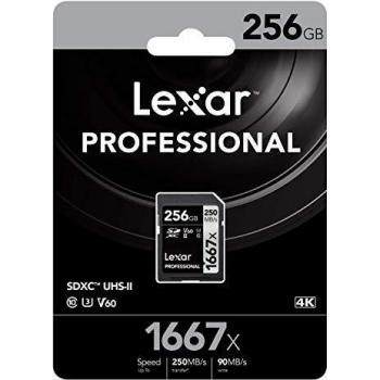 Lexar SDXC, 256 GB 256 Go UHS-II Classe 10