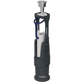Geberit 136.915.21.1 Mecanismo de descarga serie 240, doble descarga, recambio de Roca: Cromado brillante