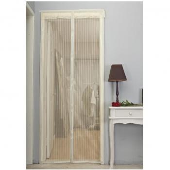 Cortina Mosquitera Magnética 120x220 cm Color Beige