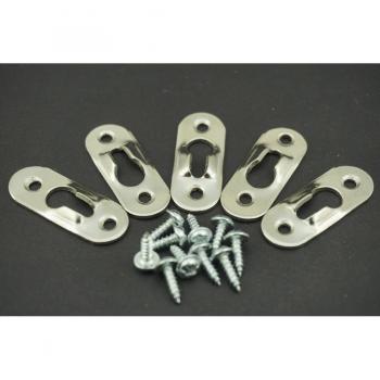 Kit de 5 boutons en acier inoxydable pour cadre photo