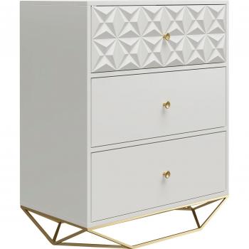 CosmoLiving Kommode »Blair«, 3 Schubladen, modernes Design