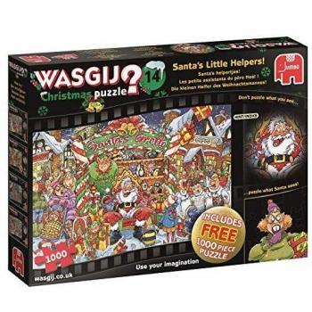 Les petits assistants du Père Noël – Jumbo 19162 – 1000 pièces – Wasgij Christmas 14