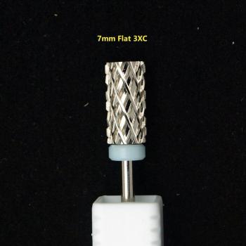 Big Round Flat Top Nail Drill Bit 6.6mm Tungsten Steel Carbide