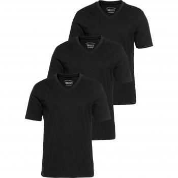 V-Shirt für Herren (3er-Pack), Man's World, Kurzarm, Baumwolle
