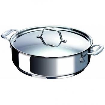 Sauteuse 28 cm inox avec anses Beka