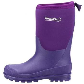 Bambini Stivali Verde Neoprene TPR+ Cotswold Rainproof