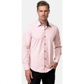 Langarmhansche Rusty Neal – Herren, rosa, EU-M, 60 % Baumwolle, 37 % Polyester, 3 % Elasthan, mit Weste & Krawatte