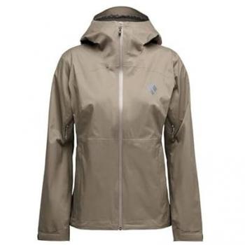 Black Diamond Fineline Stretch Women's Rainproof Jacket – Black