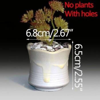 Mini Glazed Flower Pots