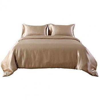 Biancheria da Letto Oro 3 pezzi: copripiumino, federa, cuscini