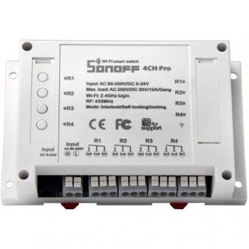 Sonoff 4CH Pro Interruptor Conmutador WiFi 4 Canales
