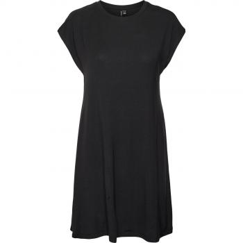 Vestido Midi Sin Mangas Vero Moda Ava Negro Ajuste Suelto