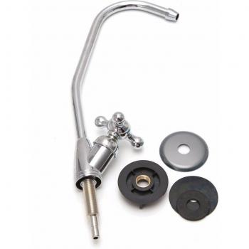 Robinet 1/4 pour système d'osmose inverse en acier inoxydable avec accessoires