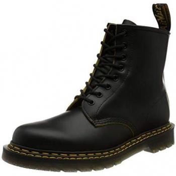 Dr Martens Botte Cuir Noir Smooth Slice