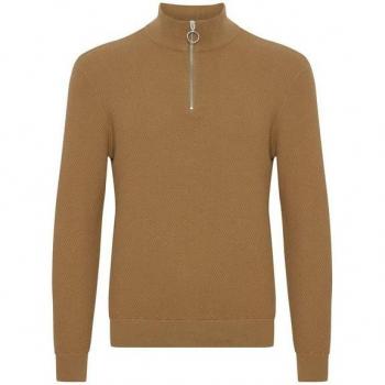 Casual Friday Troyer mit strukturiertem Design