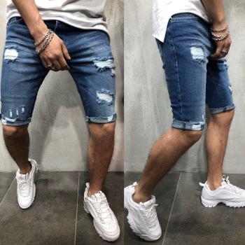 Shorts de Verano con Rasgaduras – Hombre