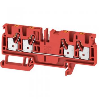 32A A4C 4 RD 6.1mm Feed‑Through Terminal Block – Pack of 50