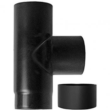 Réducteur T‑90 Chaudière DN 150 mm pour poêle bois (emaille 600 °C)