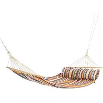 Tenda Amaca Bali Serie Ultranature con Struttura Inclusa e Cuscino, Salita/Discesa Facili, Design Resistente, Capacità Duo, Bordi Rinforzati