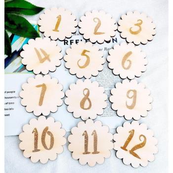 Tarjetas conmemorativas de meses de nacimiento