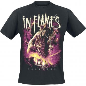 Vêtement décontracté « In Flames » – T‑shirt noir – taille S à 3XL