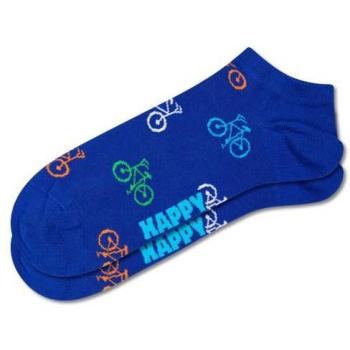 Blaue Radfahrer Sneakersocken