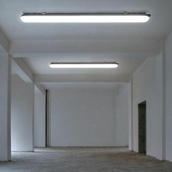 Kaltweiße Wannenleuchte 157 cm 22W 2er Pack