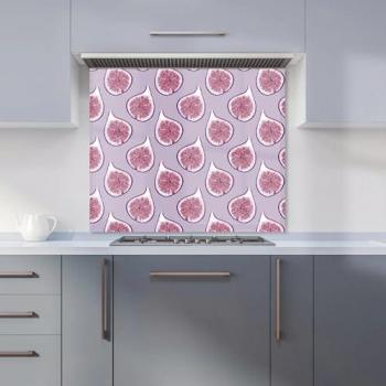 Heat Resistant Fig Pattern Kitchen Splashback