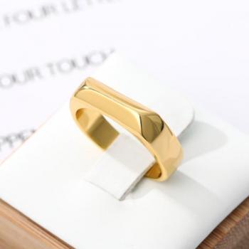 Geometrische Ring in Goud voor Mode-sieraden