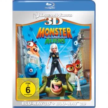 Monster und Aliens (Blu-ray 3D)