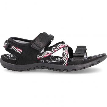 Sandalias marca PAREDES para mujer en color negro-rosa
