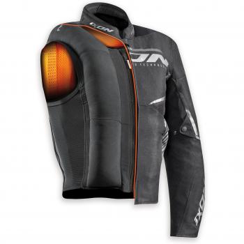 Ixon IX U03 Gilet Airbag Nero Arancione M