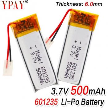 3.7V 500mAh Lithium Polymer Rechargeable Battery for Headsets