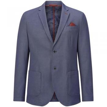 Veste de costume en jersey ZANLO Babista bleu