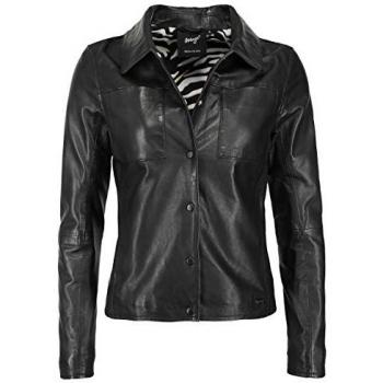 Schwarze Lederjacke MAZE 42020110 für Damen – Größe M