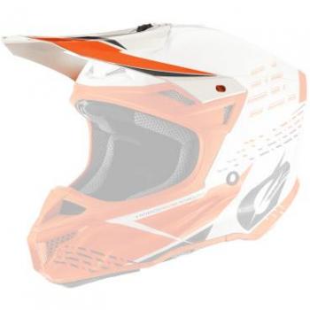 Oneal 5Series Polyacrylite Trace Helmschirm Weiß Orange Einheitsgröße