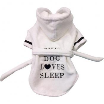 Robe de bain pour chiots et félins