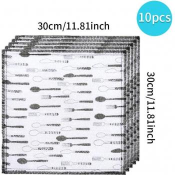 Torchon de Cuisine en Coton JOYBOS, Réutilisable, Super Absorbant, Antiadhésif