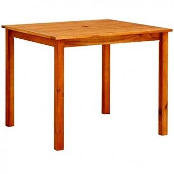 VidaXL Patio Table 34.6x34.6x29.1 Solid Acacia Wood