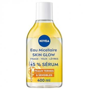 Nivea Eau Micellaire Skin Glow Démaquillant Visage 400 ml